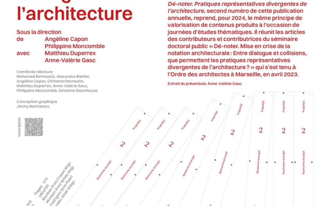 Les mardis de la bibliothèque – Mardi 04 Mars 2025, Lancement de la publication “Dé-noter Pratiques représentatives divergentes de l’architecture”